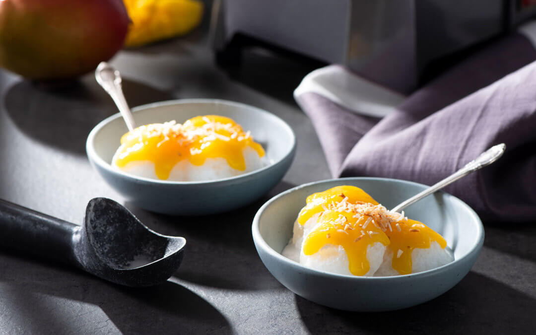 Coconut Mango Shaved Ice